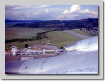 Departing Entebbe on a BUA Britannia 